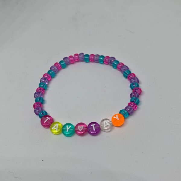 Taylor Swift Friendship Bracelet Tay Tay Coloured Letters